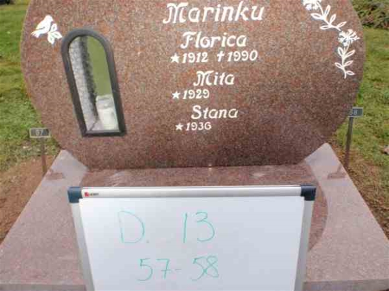 Hautatunnus: 3 13    57-58