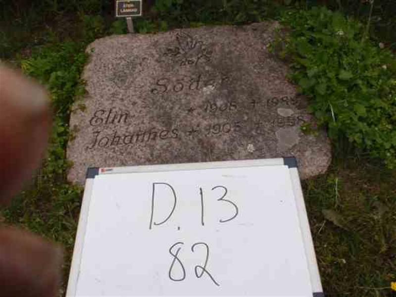 Hautatunnus: 3 13    82