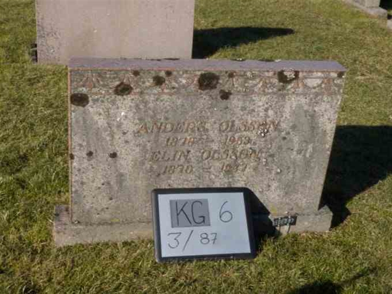 Gravnummer: 6 03    87-2