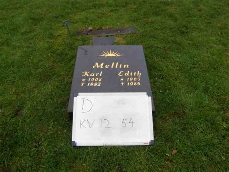 Gravnummer: 3 12    54