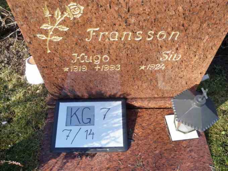 Gravnummer: 7 07    14-1