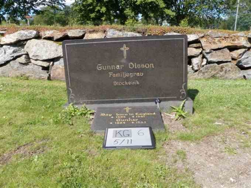 Grave number: 6 05    11-2