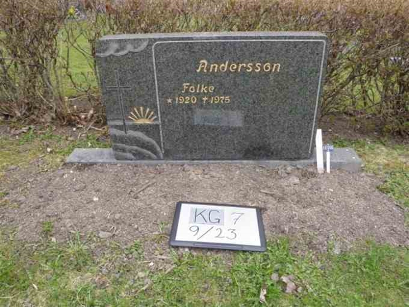 Gravnummer: 7 09    23-1