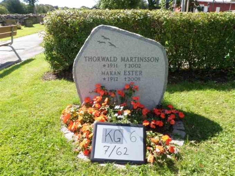 Grave number: 6 07    62-2