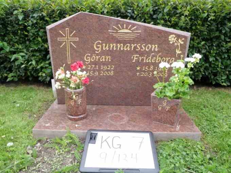 Gravnummer: 7 09   124