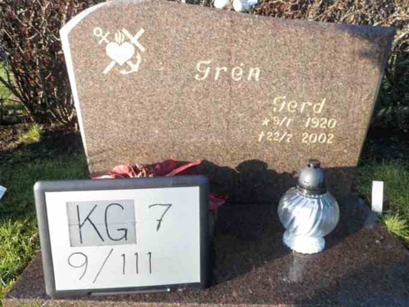 Gravnummer: 7 09   111