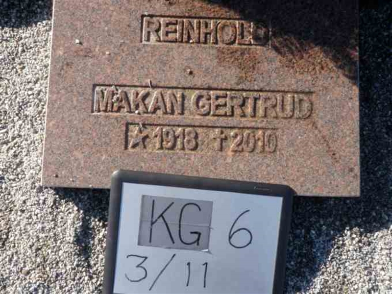 Gravnummer: 6 03    11-2