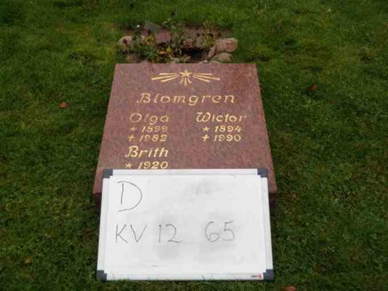 Gravnummer: 3 12    65