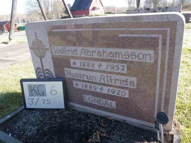 Gravnummer: 6 03    75-2