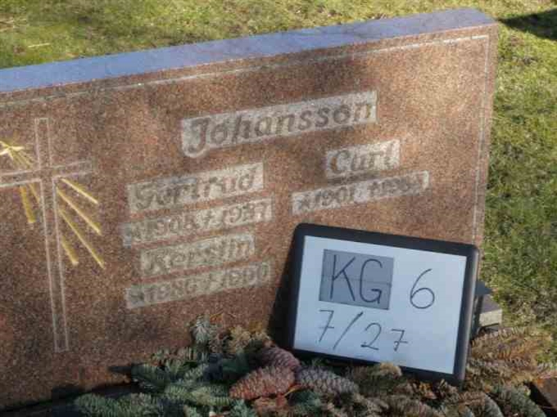 Grave number: 6 07    27-2