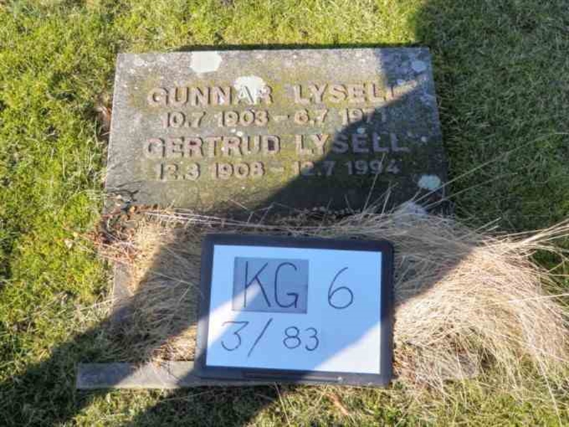 Gravnummer: 6 03    83-1