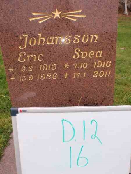 Gravnummer: 3 12    16