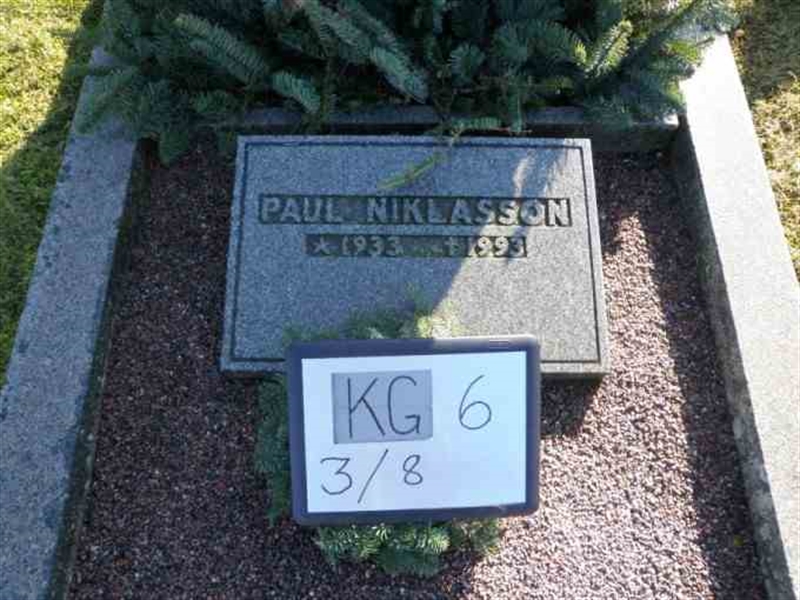 Gravnummer: 6 03     8-1