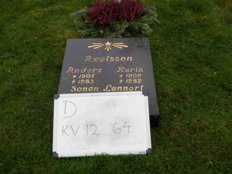 Gravnummer: 3 12    64