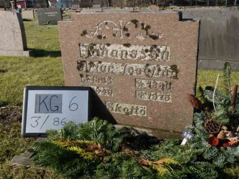 Hautatunnus: 6 03    86-1