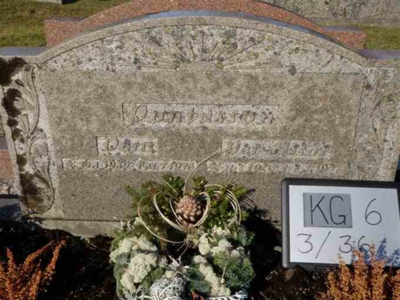 Gravnummer: 6 03    36-2