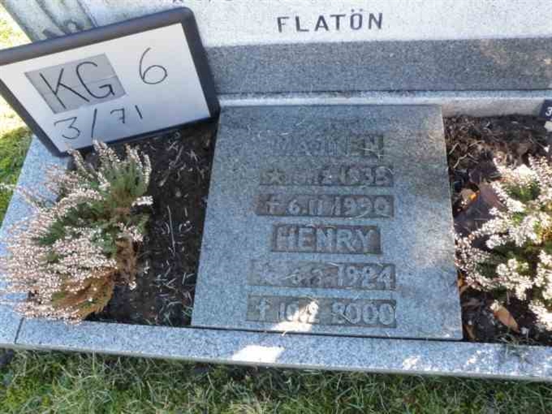 Gravnummer: 6 03    71-2