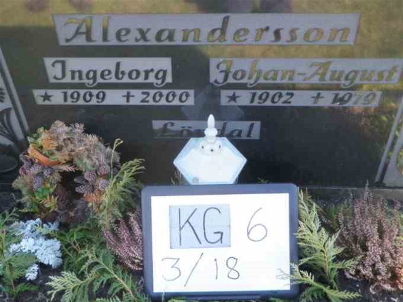 Gravnummer: 6 03    18-2