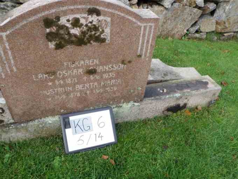 Grave number: 6 05    14-2