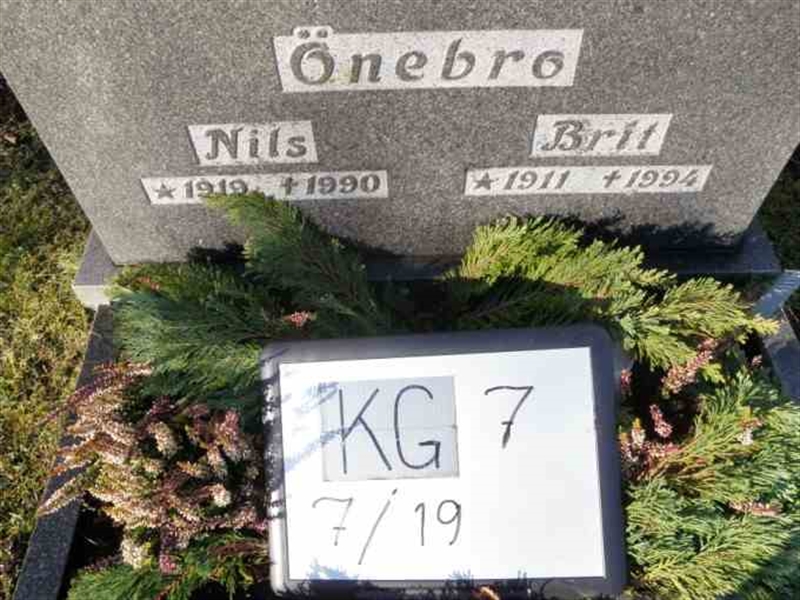 Hautatunnus: 7 07    19