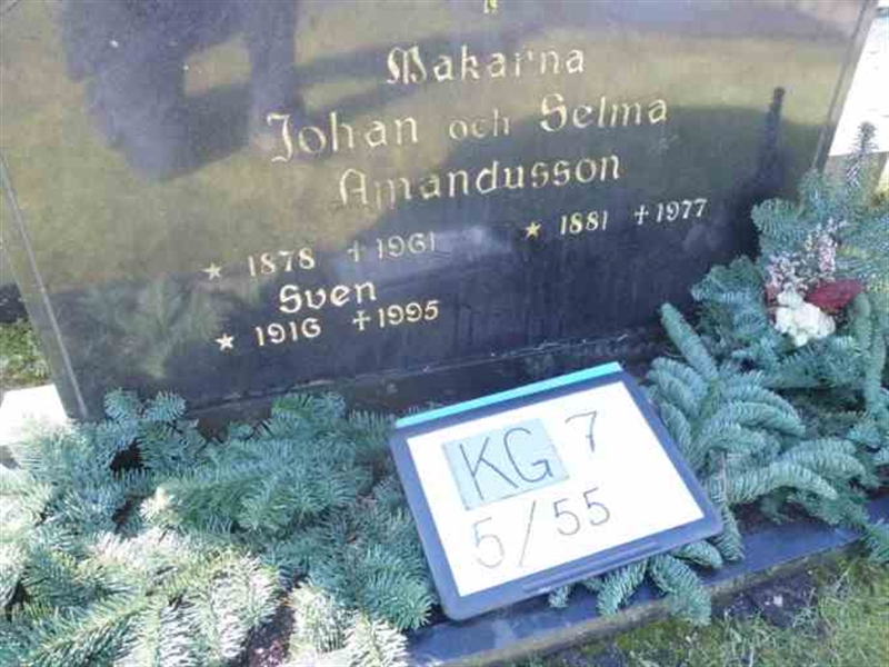 Gravnummer: 7 05    55-2