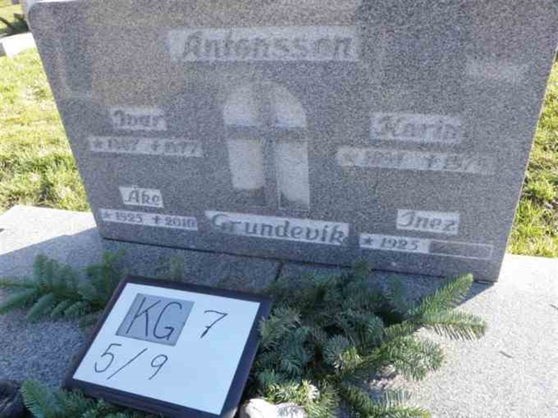 Gravnummer: 7 05     9-2