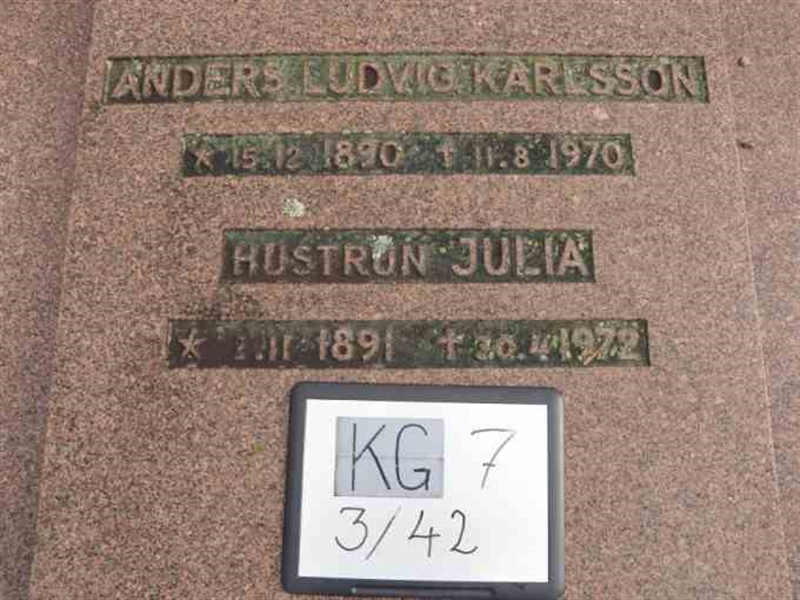 Hautatunnus: 7 03    42-2