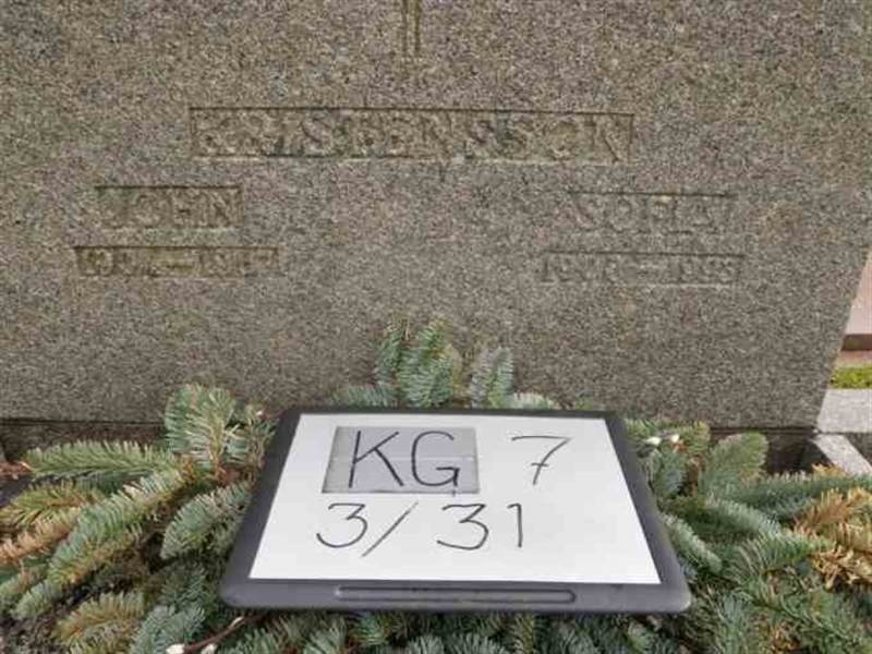 Hautatunnus: 7 03    31-2