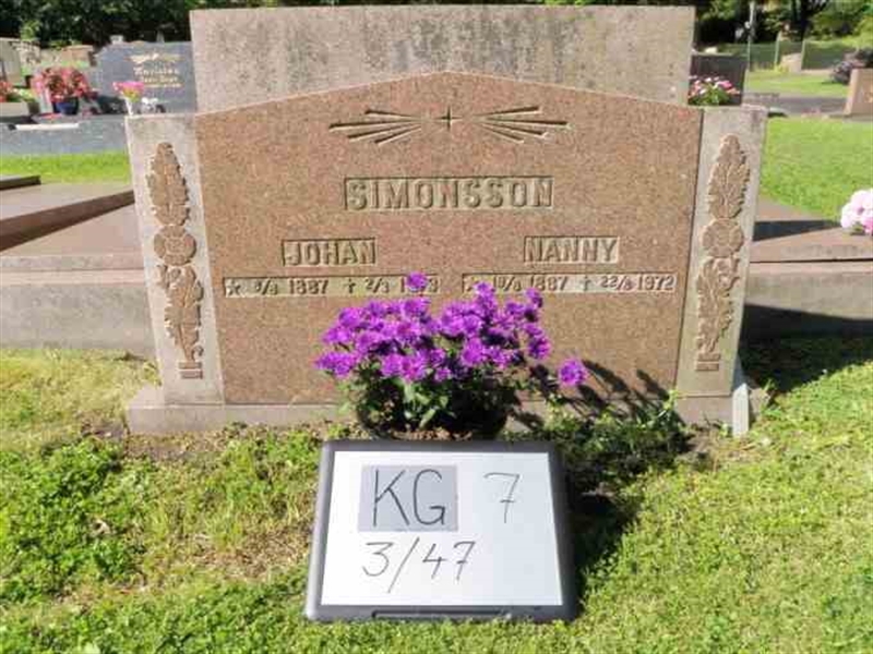 Hautatunnus: 7 03    47-2