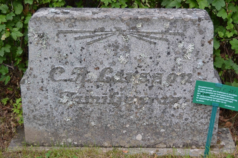 Grave number: 1 F   251