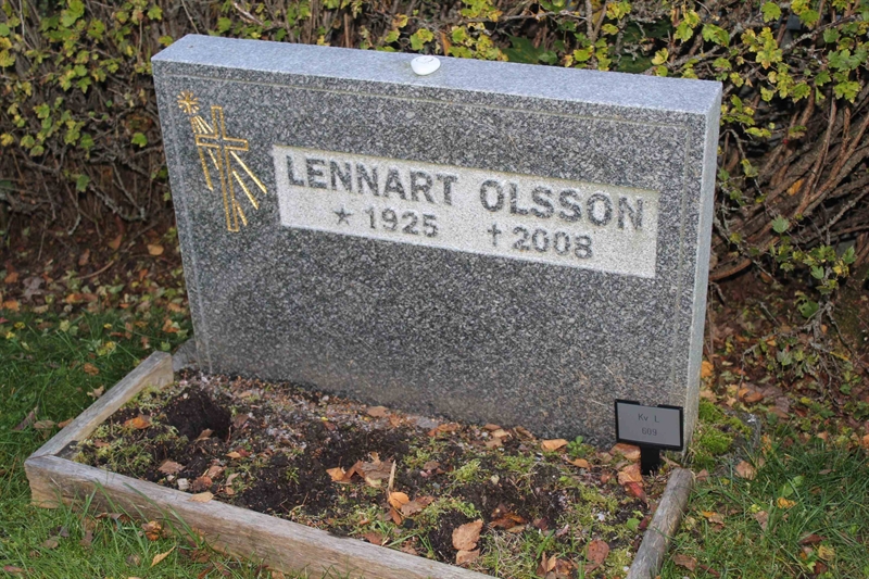 Grave number: A L  609