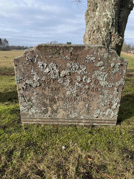 Grave number: HA A    24