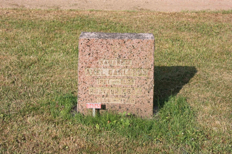 Grave number: Ö 04i    66