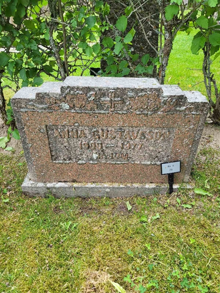 Grave number: Jä 04    25