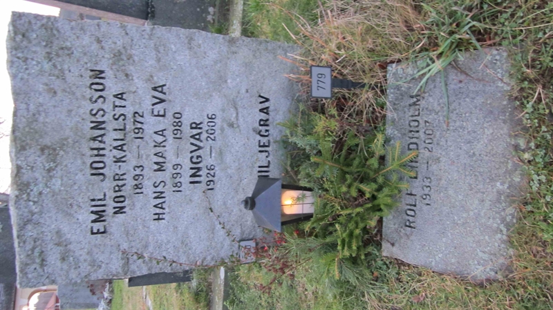 Grave number: KG B   779, 780