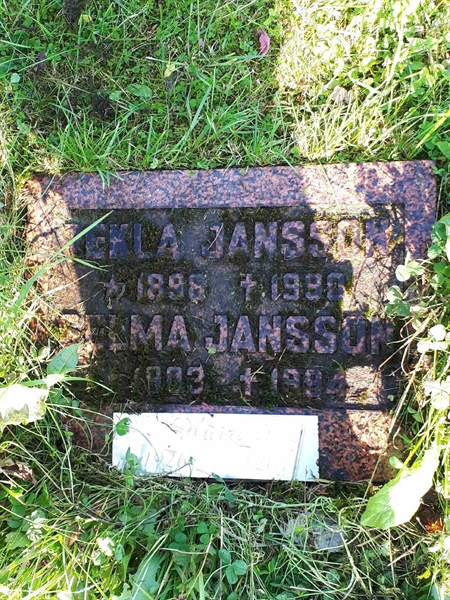 Gravnummer: NK A A   274