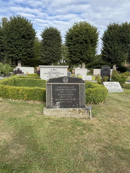Grave number: ON C   256, 257