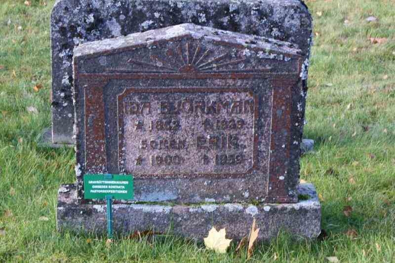 Grave number: 01 A  1308-1309