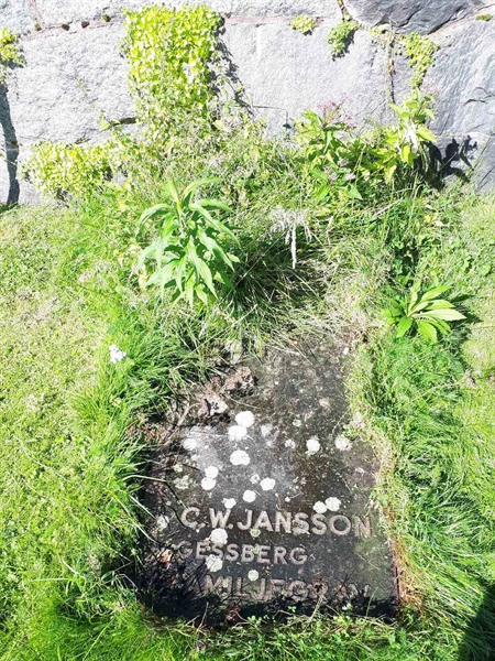 Grave number: NK F G    15