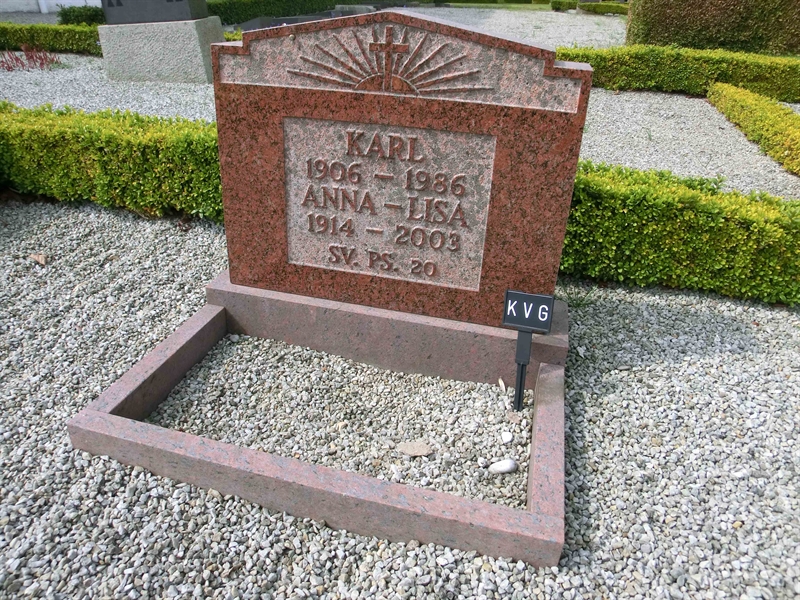 Grave number: SÅ    107