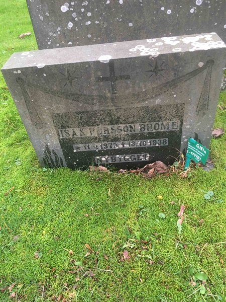 Grave number: BR G   181a