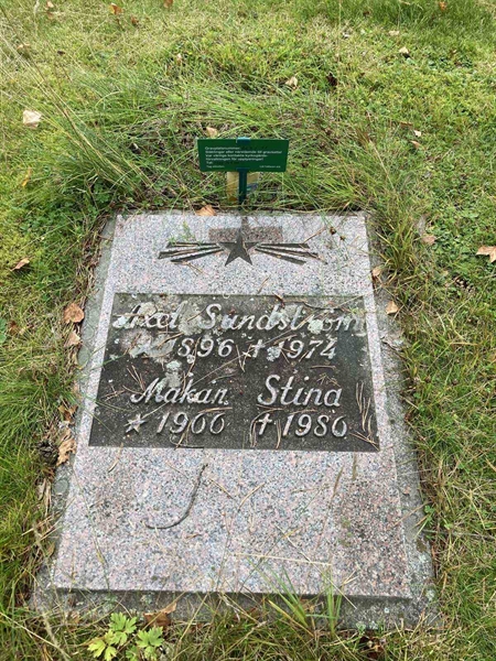 Grave number: 1 GL.7 1    52