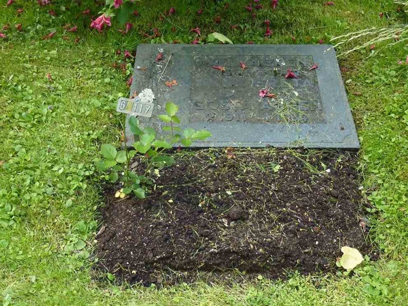 Grave number: 1 G  117