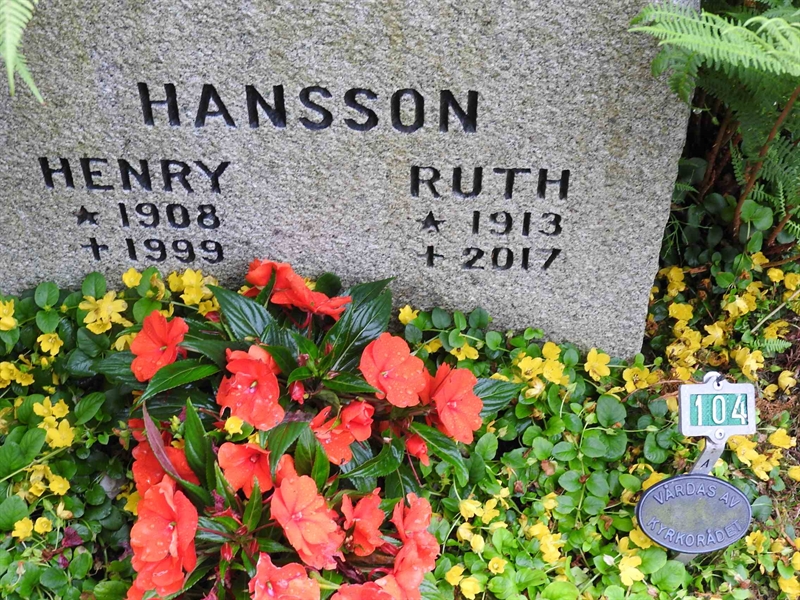 Gravnummer: BRO 2U C   104a