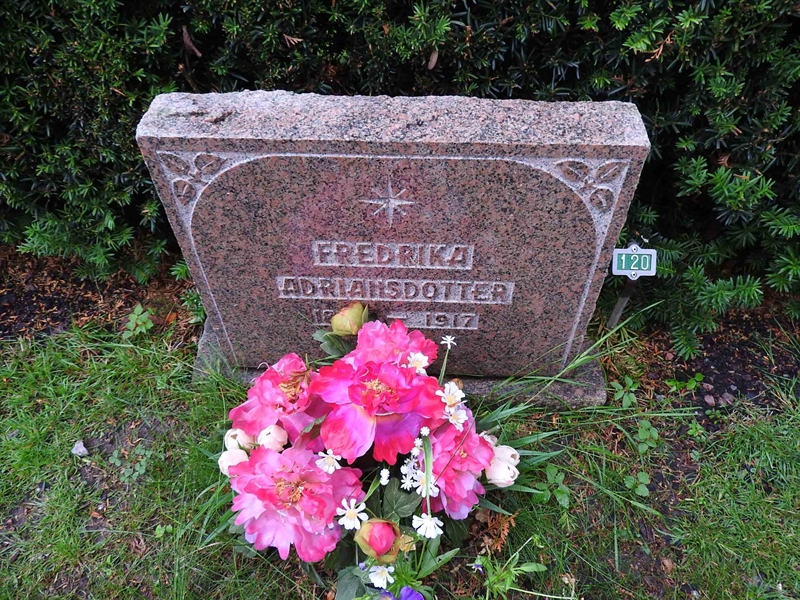 Gravnummer: BRO 2U D   120