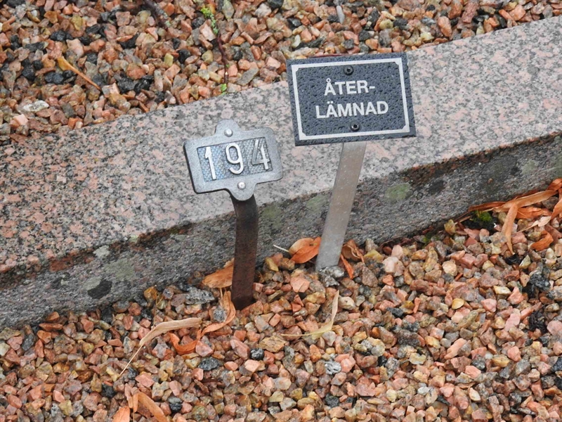 Grave number: BRO 1   194