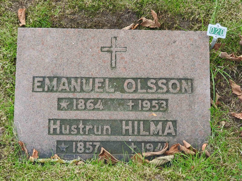 Hautatunnus: BRO 1    20