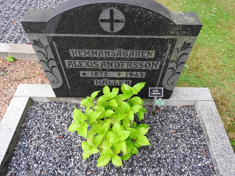 Grave number: BRO 1   214