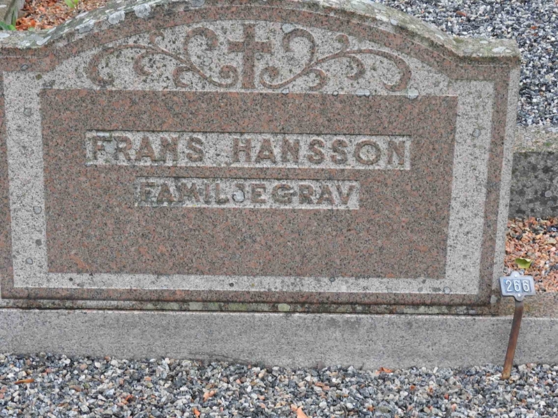 Hautatunnus: BRO 1   266