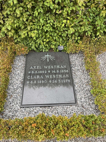 Grave number: NK Urn s    38
